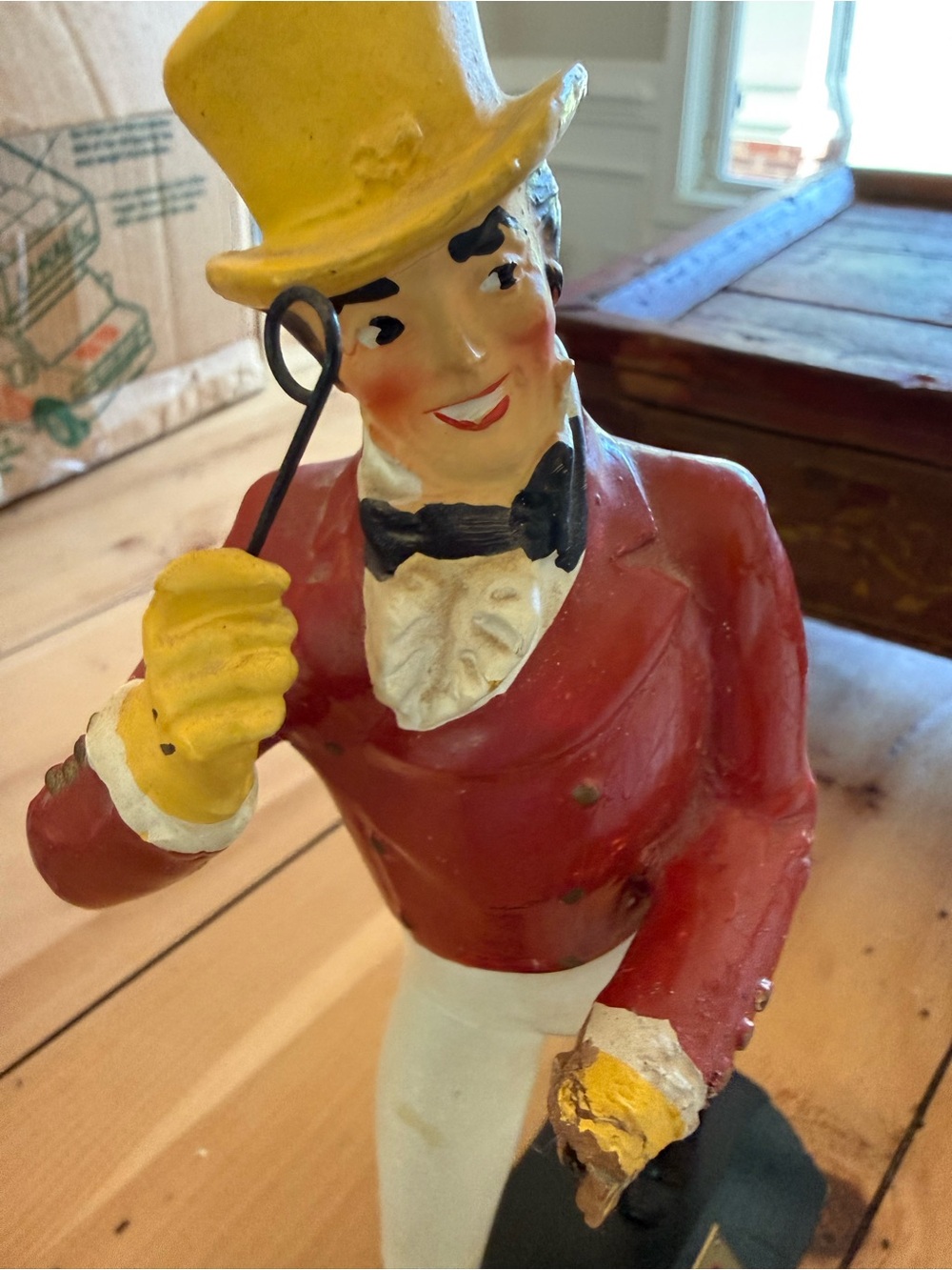 1950"s Johnnie Walker  in Red Jacket and Yellow Top Hat